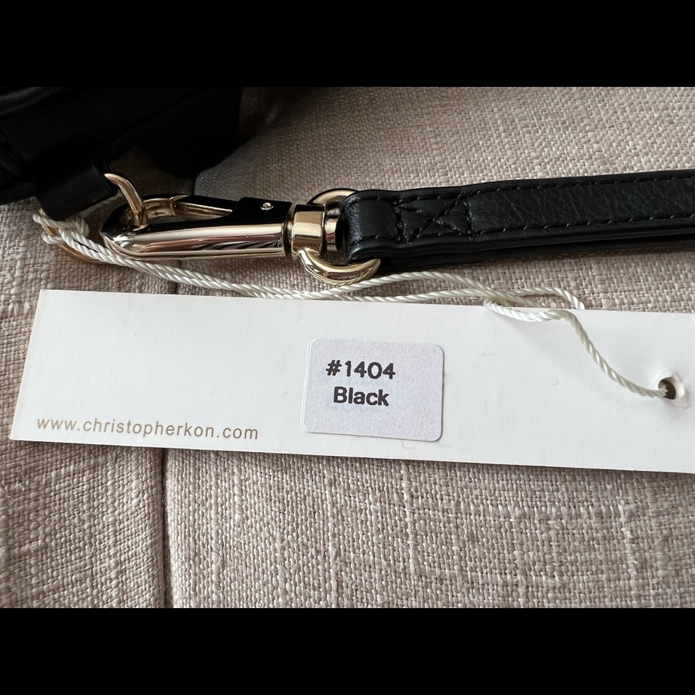 Christopher Kon Metallic Python Embossed Leather … - image 7